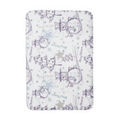 Kerstelementen Snowman Sketch Bathroom Mat (Voorkant Verticaal)
