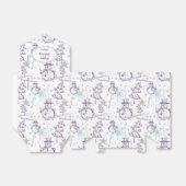 kerstelementen Snowman Sketch Bedankdoosjes (Uitgevouwen)