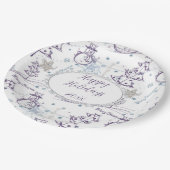 kerstelementen Snowman Sketch Papieren Bordje (Gekanteld)