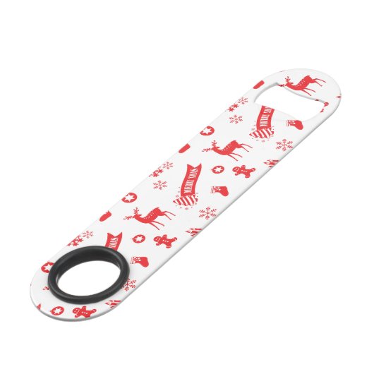 kerstelementen speed flessenopener (Voorkant Gekanteld)