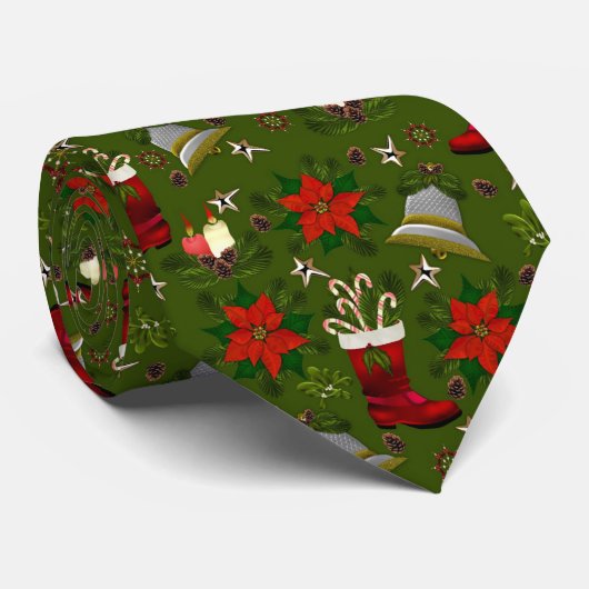 kerstelementen stropdas (Opgerold)