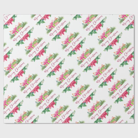 Kerstelementen Verwarde kerstcadeaupapier Cadeaupapier (Vlak)
