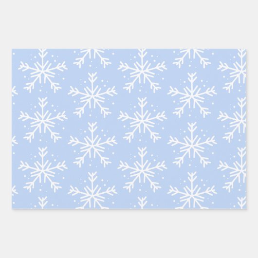 kerstelementen voor kobalt blauw inpakpapier vel (Voorkant 2)