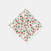 Kerstelementenpatroon Servet (Hoek)