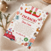 Kerstelf Aankomst Ik Ben Terug Briefkaart