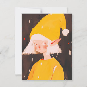KerstElf Briefkaart