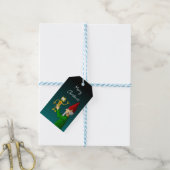 Kerstelf Cadeaubijsluiter Cadeaulabel (Met Touw)