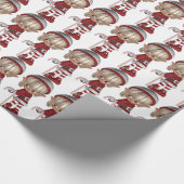 KerstElf Cadeaupapier (Hoek)