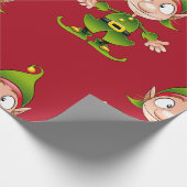 KerstElf Cadeaupapier (Hoek)