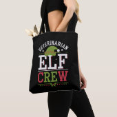 Kerstelf dierenarts veterinair technicus tote bag (Dichtbij)