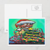 KerstElf Feestdagenkaart (Voorkant / Achterkant)