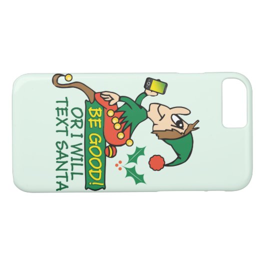 kerstelf Funny Design Case-Mate iPhone Case (Achterkant (Horizontaal))