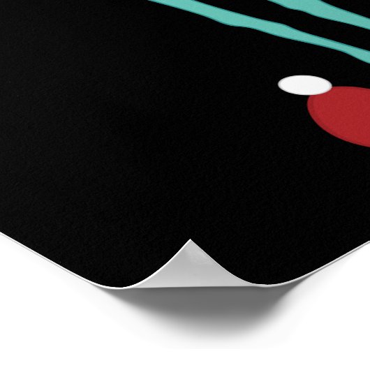 KerstElf Girl Poster (Hoek)