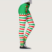 Kerstelf & Gouden Belletjes Leggings (Rechts)