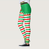 Kerstelf & Gouden Belletjes Leggings (Links)