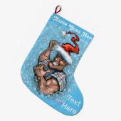 KerstElf Grote Kerstsok (Voorkant (Hangend))