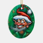 Kerstelf Keramisch Ornament (Rechts)