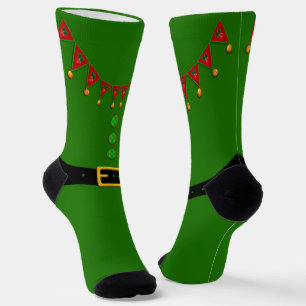 Kerstelf Kerstmis Sokken