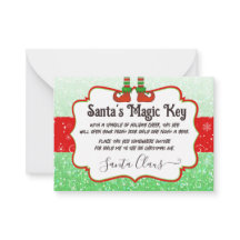 Kerstelf Noot van Kerstman voor kinderen