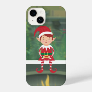 Kerstelf op plank iPhone / iPad-hoesje 14 Hoesje