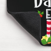 Kerstelf papa bijpassende pyjama Kerstmis Feest Muismat (Hoek)