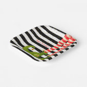 KerstElf Papieren Bordje (Gebogen)