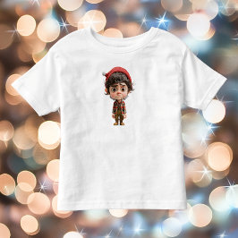 Kerstelf Peuter T-shirt voor Moeilijke Dag