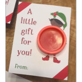 Kerstelf Play Doh-cadeau, feestfeest Kaart