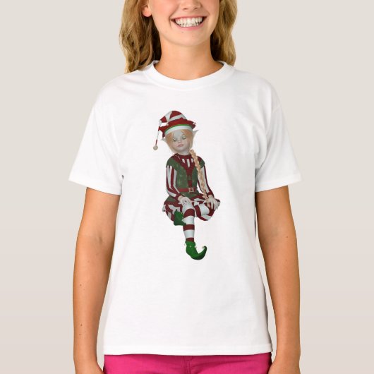 Kerstelf T-shirt (Voorkant)