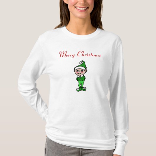 Kerstelf T-shirt (Voorkant)