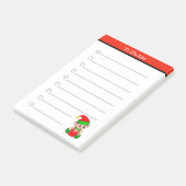 Kerstelf Takenlijst Post-it® Notes (Schuin)