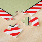 Kerstelfen Koppel Cadeau Legpuzzel (Zijkant)