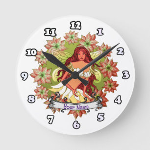Kerstelfenklok Ronde Klok