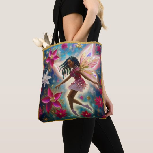 Kerstelfenverzameling - Cornrows Vlechten Haar Tote Bag (Dichtbij)