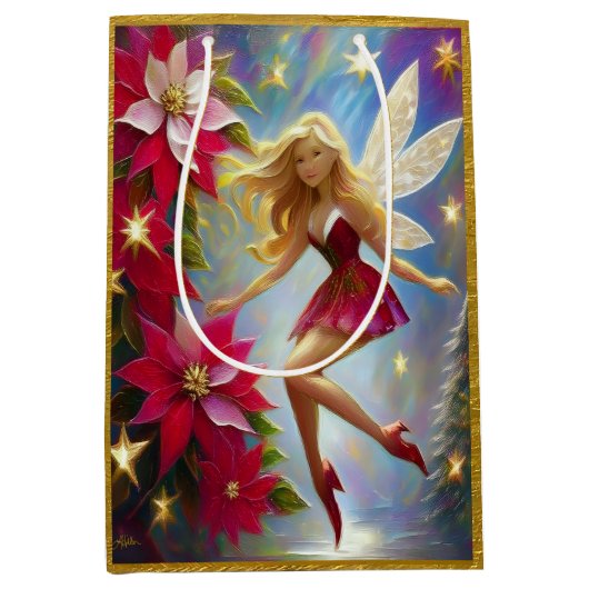 Kerstelfenverzameling - Honingblonde cadeautas (Voorkant)