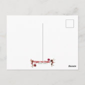 Kerstelfenverzameling - Rood haar Briefkaart (Achterkant)