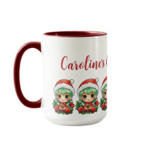 Kerstelfje meisje kerst magie aangepast