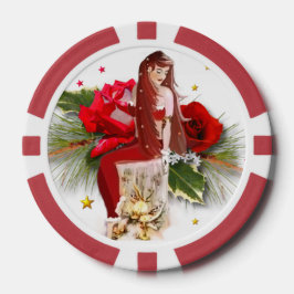 Kerstelfje rPoker Chip