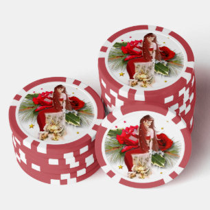 Kerstelfje rPoker Chip
