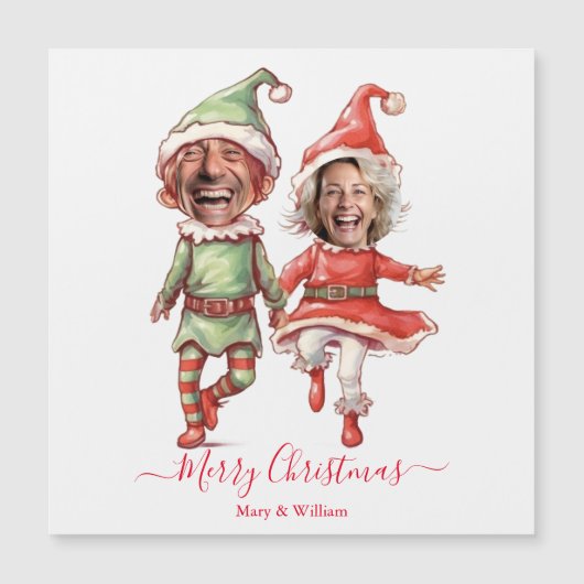 Kerstelfjes koppel (Voorkant)