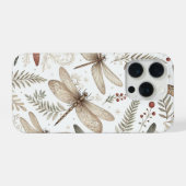 Kerstelfjes Libellen iPhone Hoesje (Achterkant horizontaal)