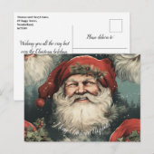 Kerstelijke boodschap feestdagenkaart (Voorkant / Achterkant)