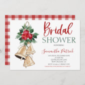 Kerstelijke Bruidsfeest Uitnodiging (Voorkant / Achterkant)