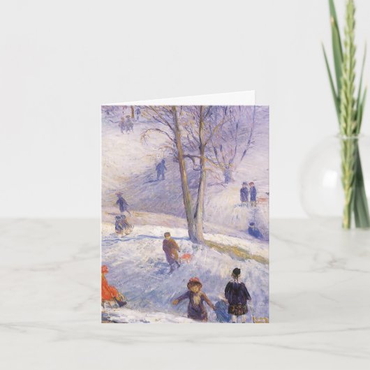 Kerstelijke Dank Je Wel Vintage Bedankkaart (Voorkant)