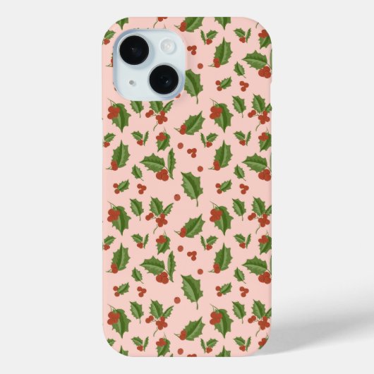 Kerstelijke Hulstbes Mochila voor Telefoon Case-Mate iPhone Case (Achterkant)