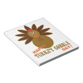 Kerstelijke kalkoen Kwekdag Thanksgiving Notitieblok (Schuin)