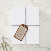 Kerstelijke kerst-gingerbread-mix gepersonaliseerd cadeaulabel (Met Touw)