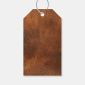 Kerstelijke kerst-gingerbread-mix gepersonaliseerd cadeaulabel (Achterkant)