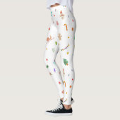 Kerstelijke Kerst Leggings Broek voor Vrouwen (Links)