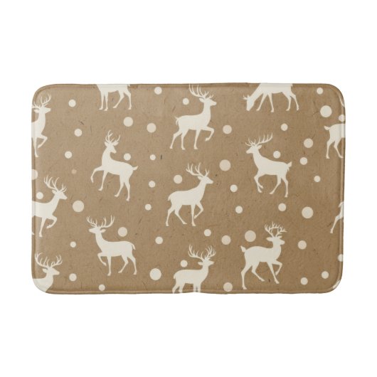 Kerstelijke kerstbadmat – Holiday-badkamerdecorati Badmat (Voorkant)